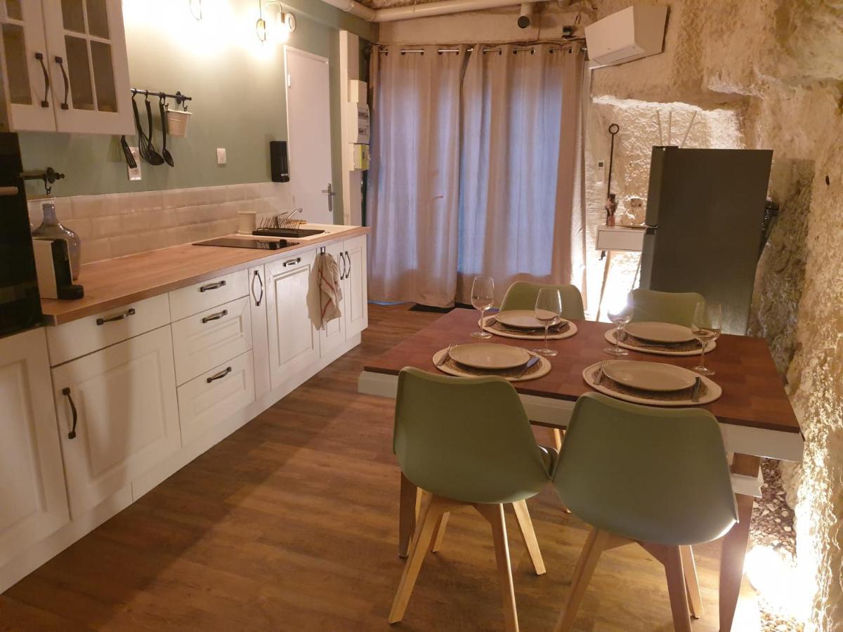 Appartamento La Grotte Du Bonheur Cangey Esterno foto