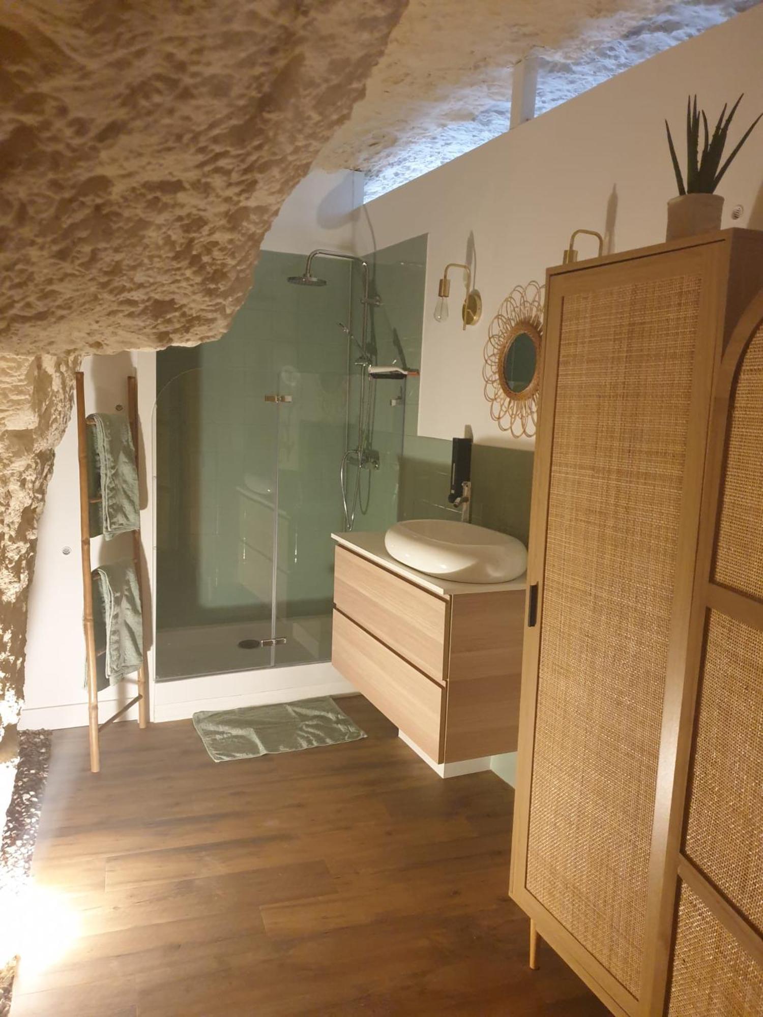 Appartamento La Grotte Du Bonheur Cangey Esterno foto